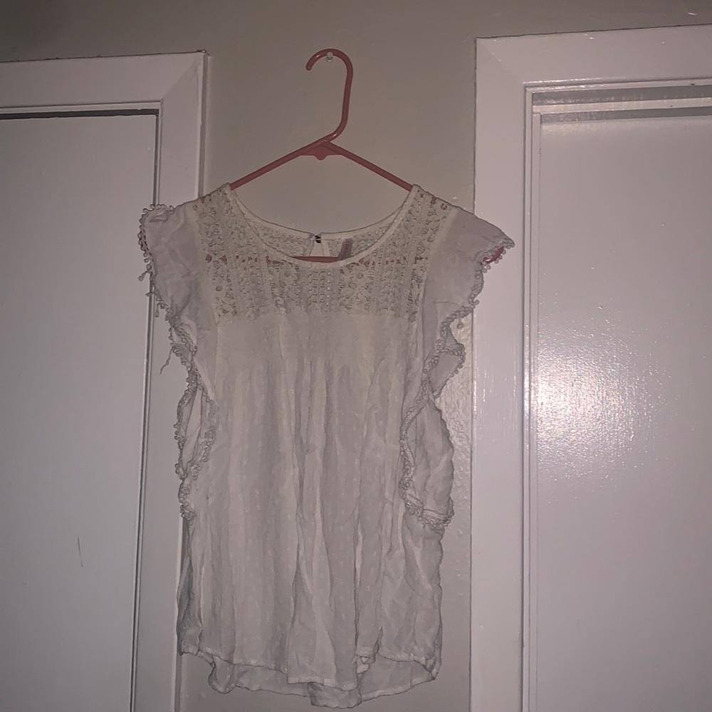 White summer blouse